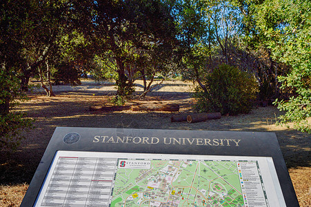 美国地图美国斯坦福大学背景