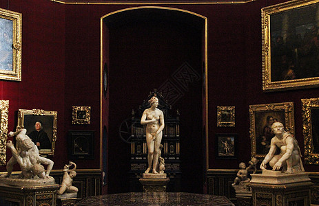 佛罗伦萨乌菲兹美术馆展厅（该图片未获得物权， 不建议商用）图片