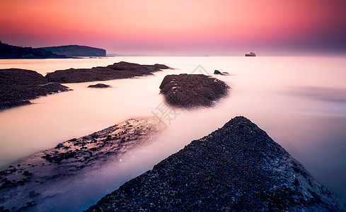 大连星海海岸风光背景