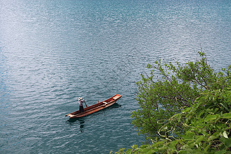 云南丽江泸沽湖背景图片