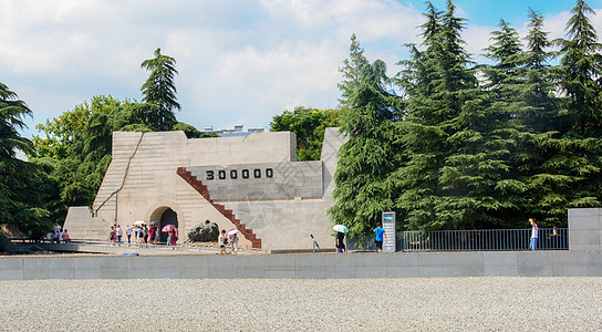 全民国家安全教育日南京大屠杀纪念广场背景