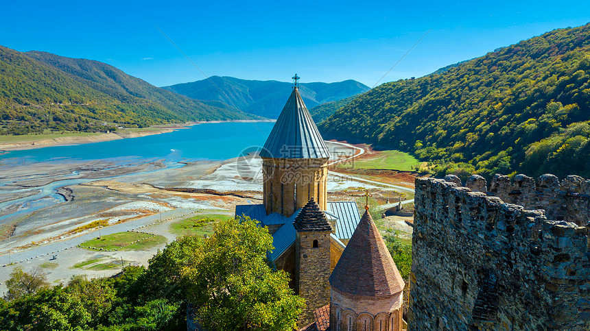 格鲁吉亚安纳努力要塞高清图片下载 正版图片 摄图网 格鲁吉亚安纳努力要塞高清图片下载 正版图片 摄图网