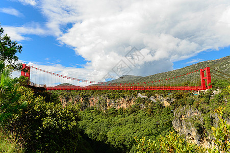 玻璃桥峡谷玻璃吊桥背景