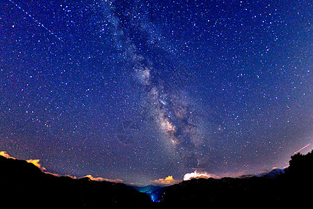 星空银河大华兴寺高清图片