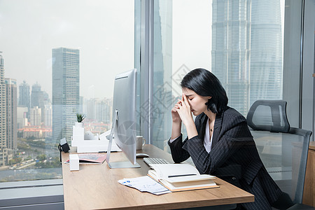 女性商业人士职场女性办公室办公背景