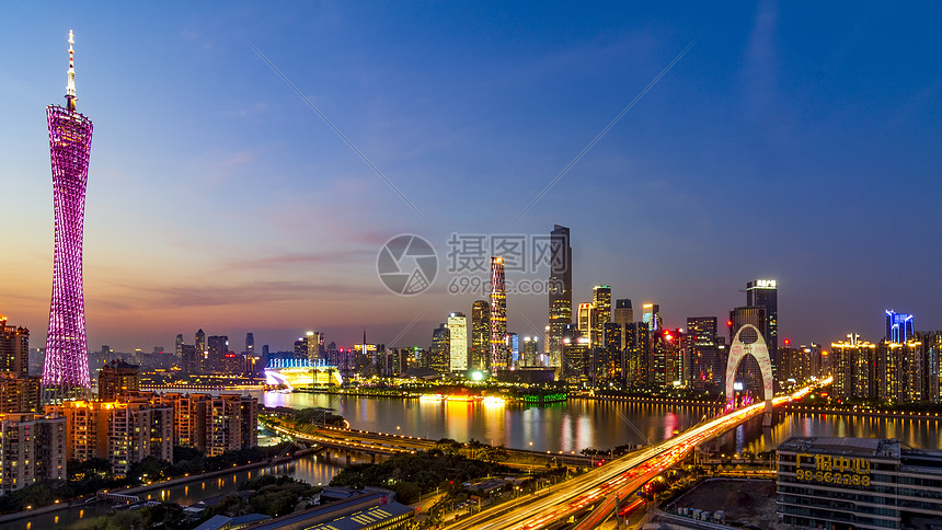 广州城市风光高清图片下载-正版图片501244474-摄图网