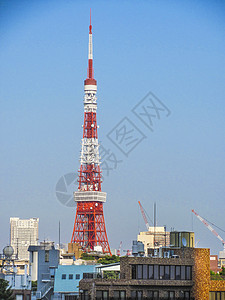 日本京都塔东京塔背景