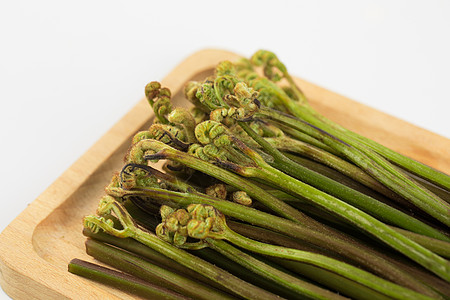 小角特色蔬菜蕨根背景