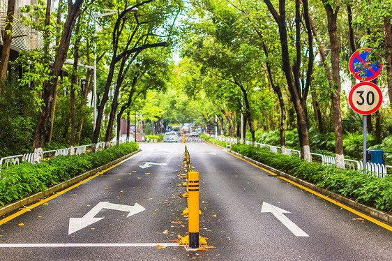 城市道路背景图片