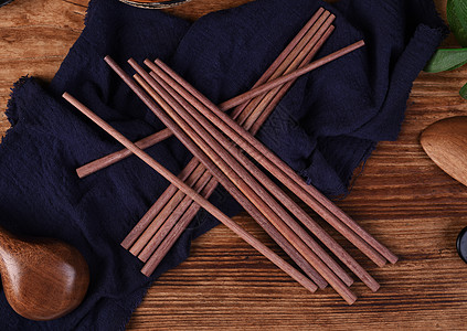 筷子厨房用品木筷高清图片