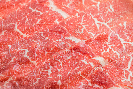 牛肉切片日式肥牛高清图片