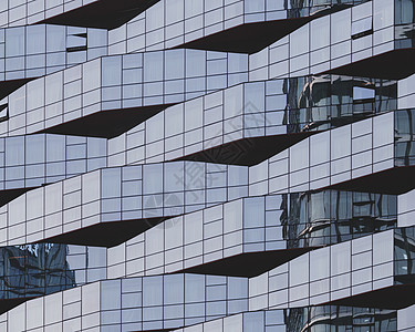成都市玻璃外墙建筑特写图片