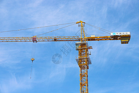 建筑工地吊塔图片