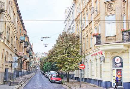 乌克兰利沃夫街道图片