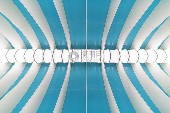 北京6号线田村站厅天花板实景图片
