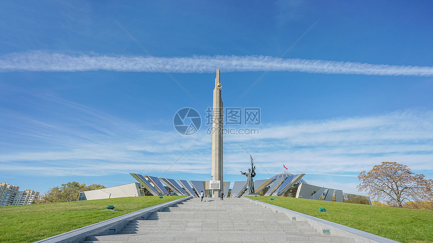 苏联卫国战争纪念馆雕塑图片