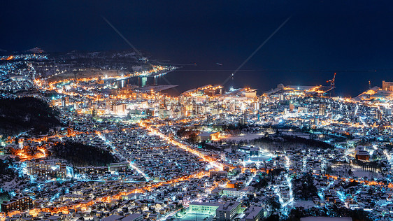 北海道小樽夜景图片