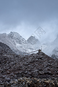 尼泊尔ebc雪山图片