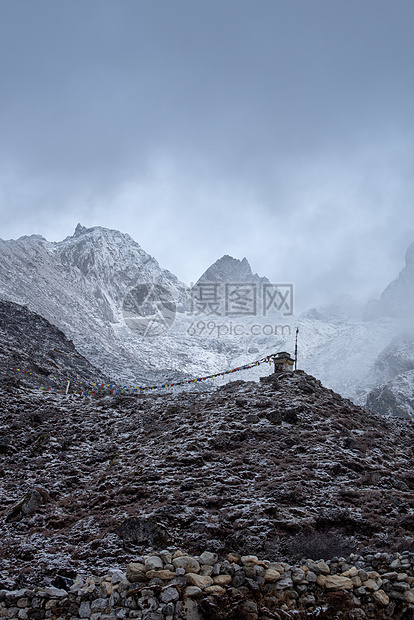 尼泊尔ebc雪山图片