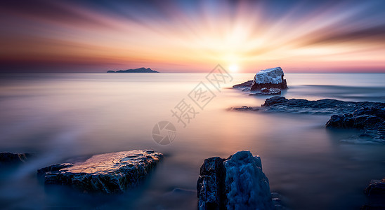 海岸风光背景图片