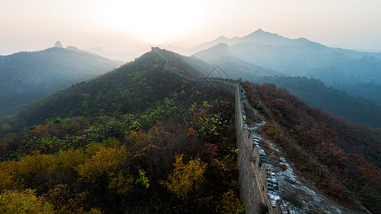 秋天的长城图片