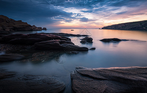 海岸风光背景图片