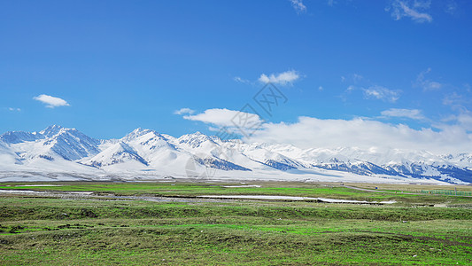 伊犁那拉提草原新疆伊犁那拉提空中草原背景