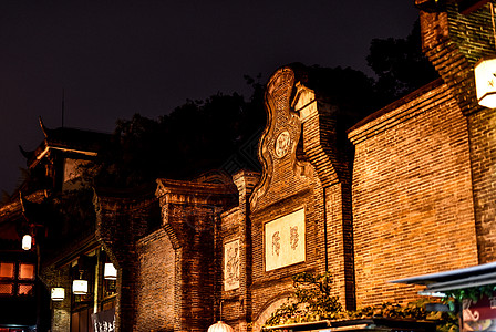 夜景雨夜街景高清图片