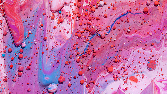 五颜六色的颜料图片