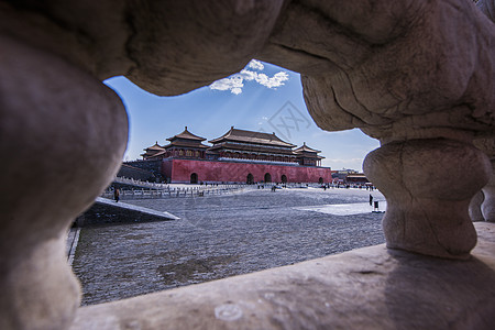 世界建筑北京故宫风景背景