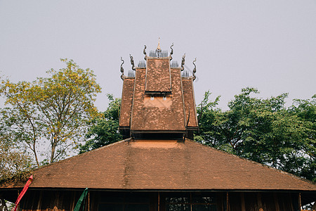 泰国清莱黑庙建筑图片