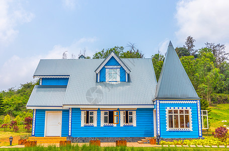 俄式建筑俄式小屋高清图片