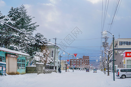北海道富良野街道街景高清图片下载 正版图片 摄图网 北海道富良野街道街景高清图片下载 正版图片 摄图网