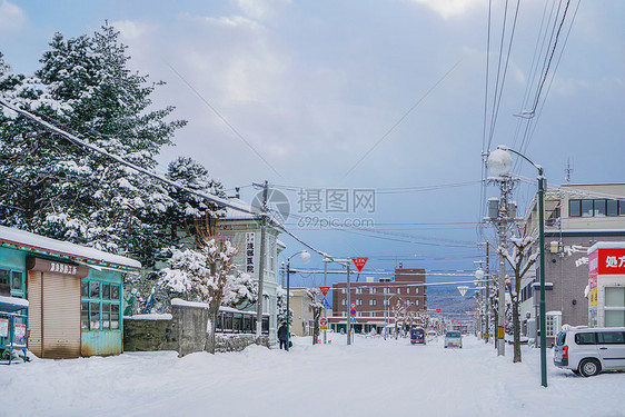 北海道富良野街道街景图片