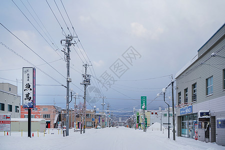 北海道富良野街道街景图片