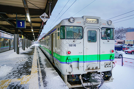 日本北海道jr列车高清图片