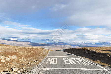 新西兰标志新西兰蒂卡普公路道路背景