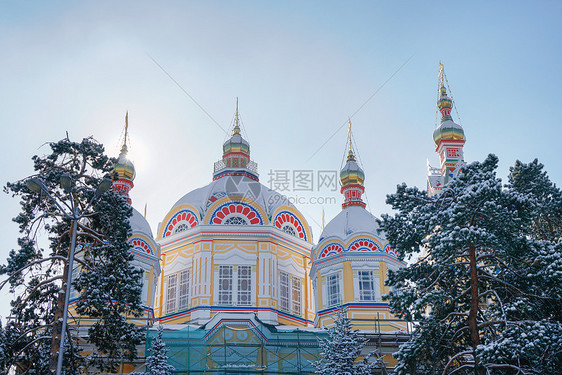 哈萨克斯坦升天大教堂图片