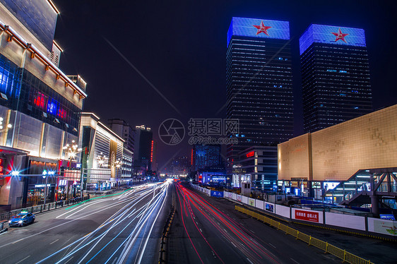 南昌八一路夜景图片