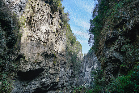 恩施大峡谷云龙地缝背景图片