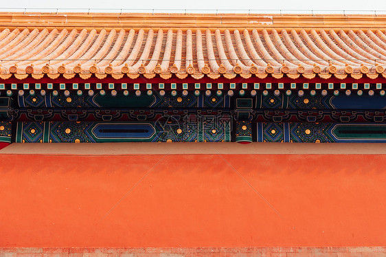 北京故宫紫禁城城墙图片