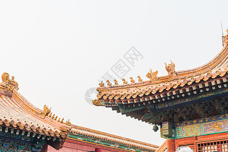 北京故宫博物馆挑檐图片