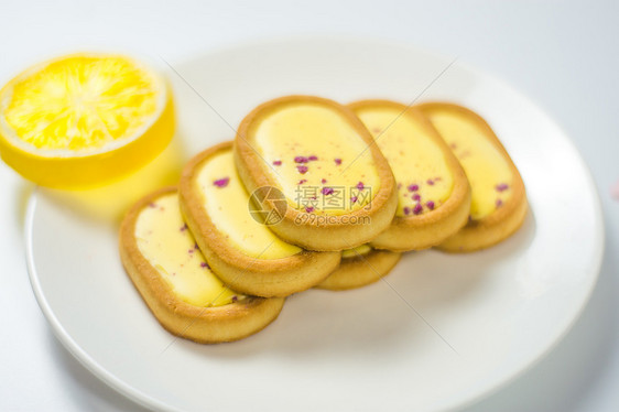 柠檬味曲奇饼干图片