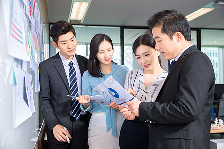 职场团队会议讨论图片素材