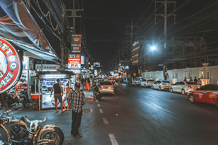 泰国普吉岛夜市高清图片