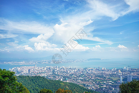 马来西亚槟城全景图片