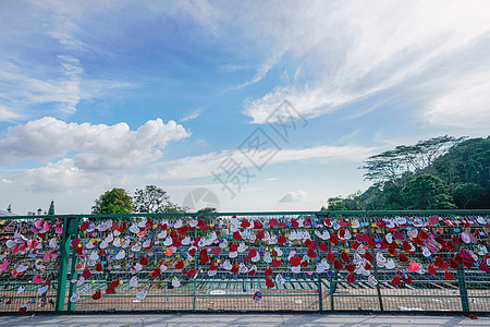 马来西亚槟城山同心锁高清图片