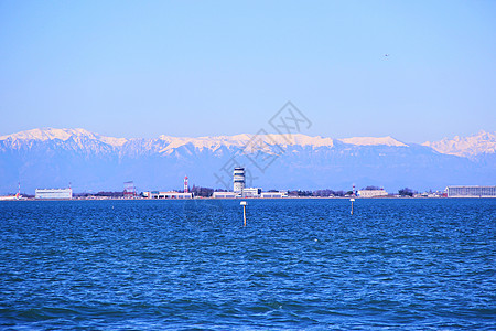 威尼斯海上机场高清图片