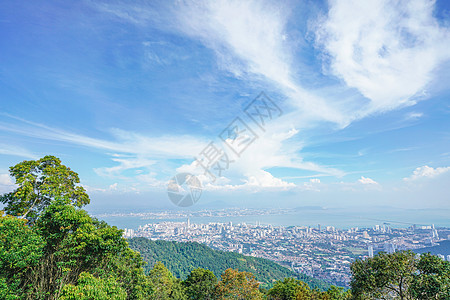 马来西亚槟城全景图片