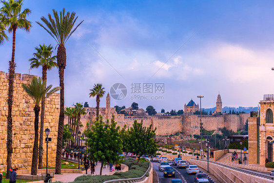 耶路撒冷城市景观图片